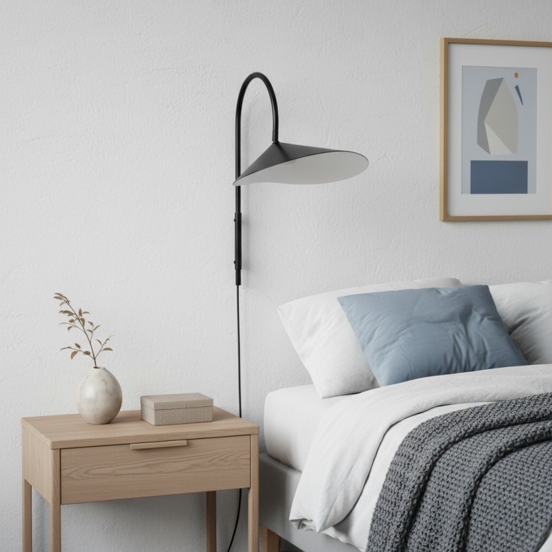 Nulavo wandlamp in lichte kamer
