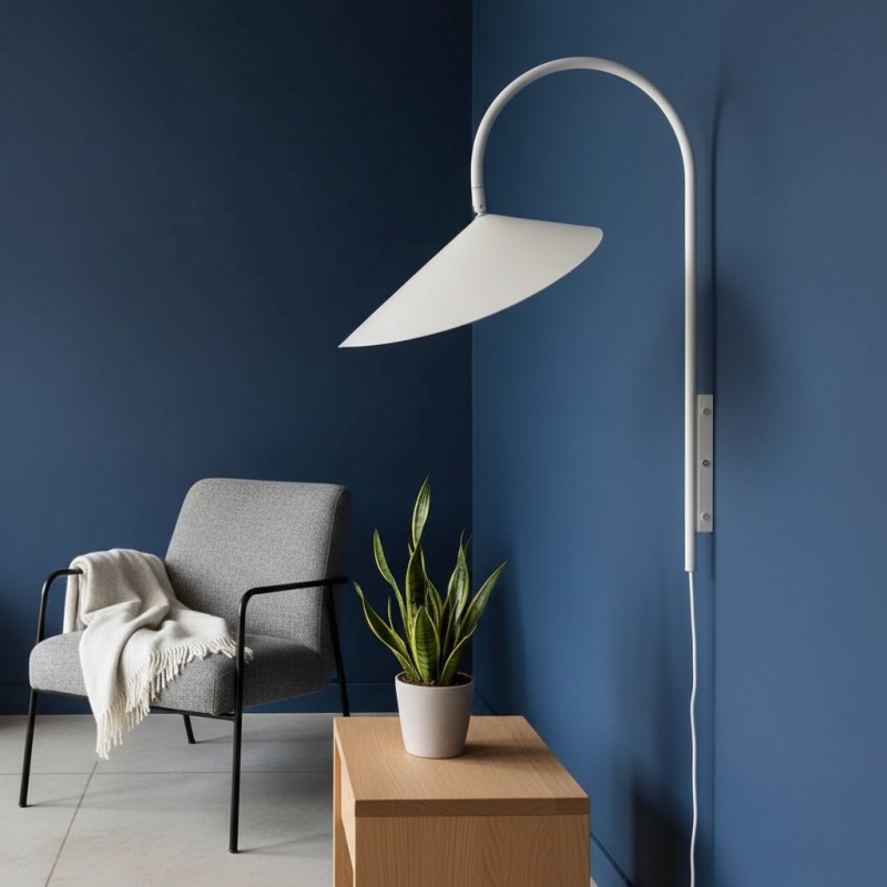 Nulavo wandlamp in woonkamer