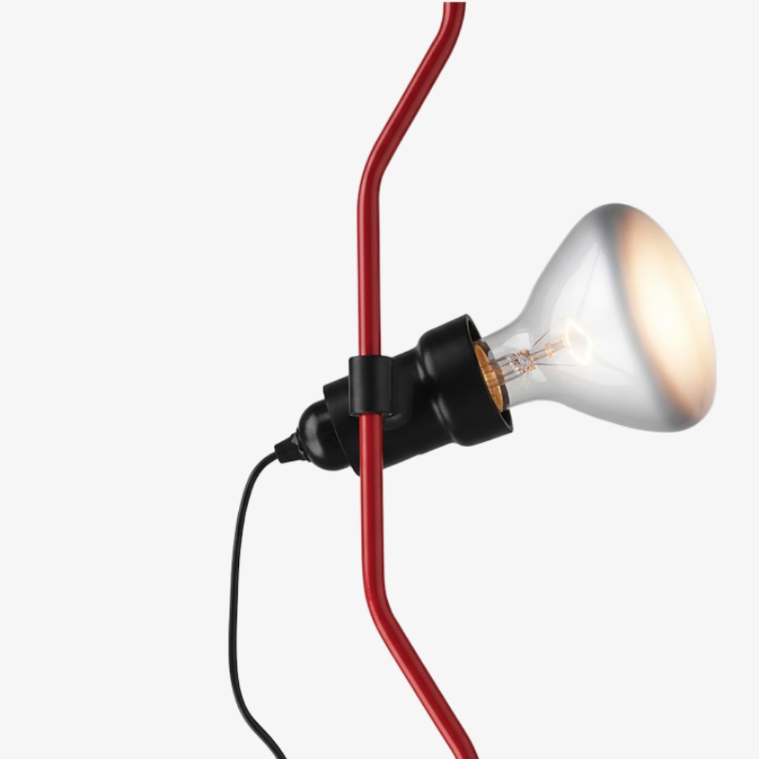Rode uitvoering met lichtkop