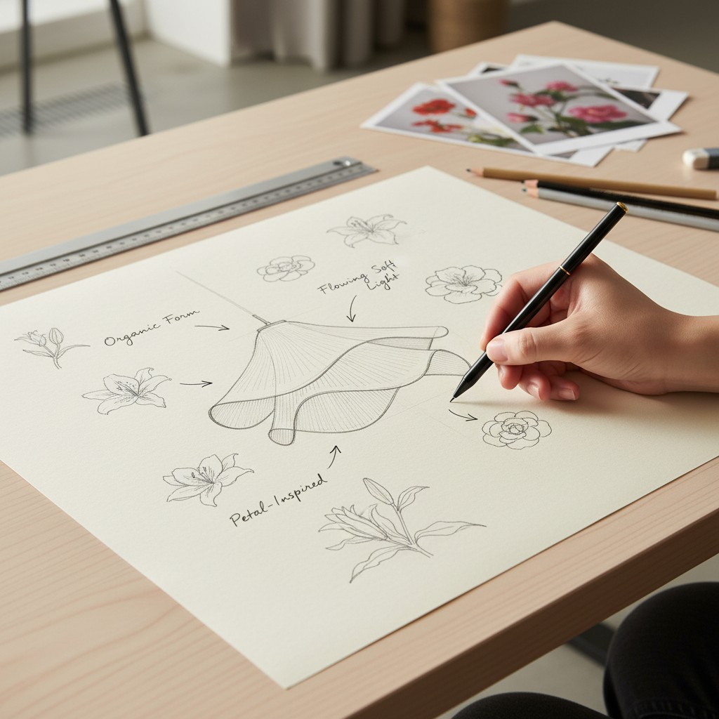 Ontwerpinspiratie schets