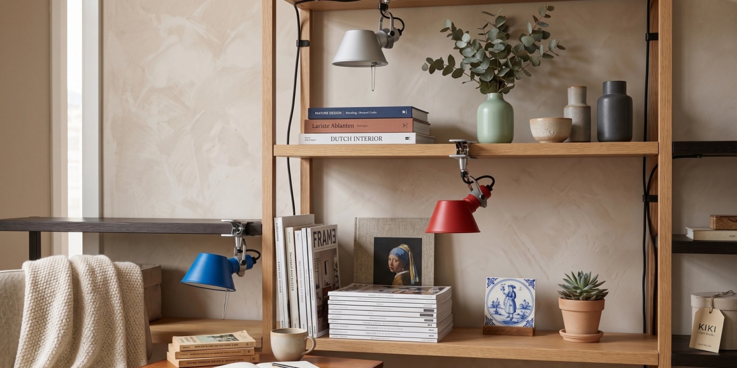 Flexibele aluminium bureaulamp