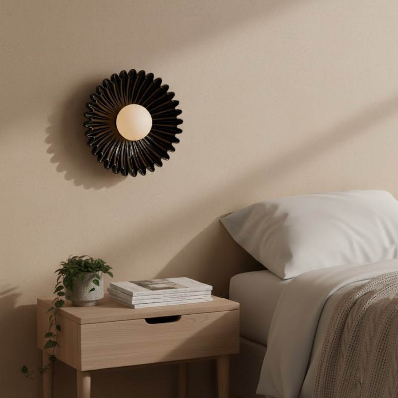 Glova wandlamp in slaapkamer