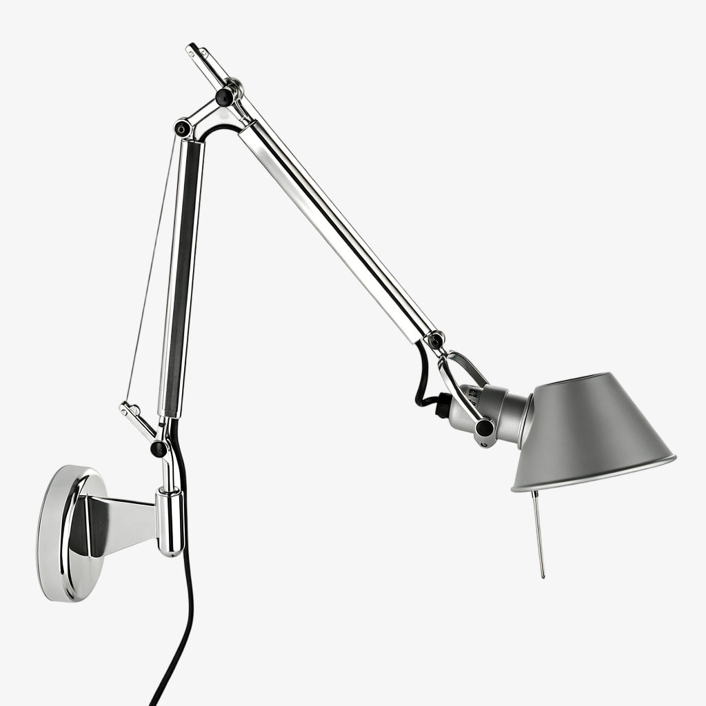 Zilveren stijl van de wandlamp