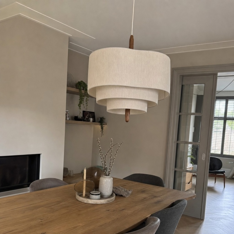 Klantfoto Softlume hanglamp in eetkamer