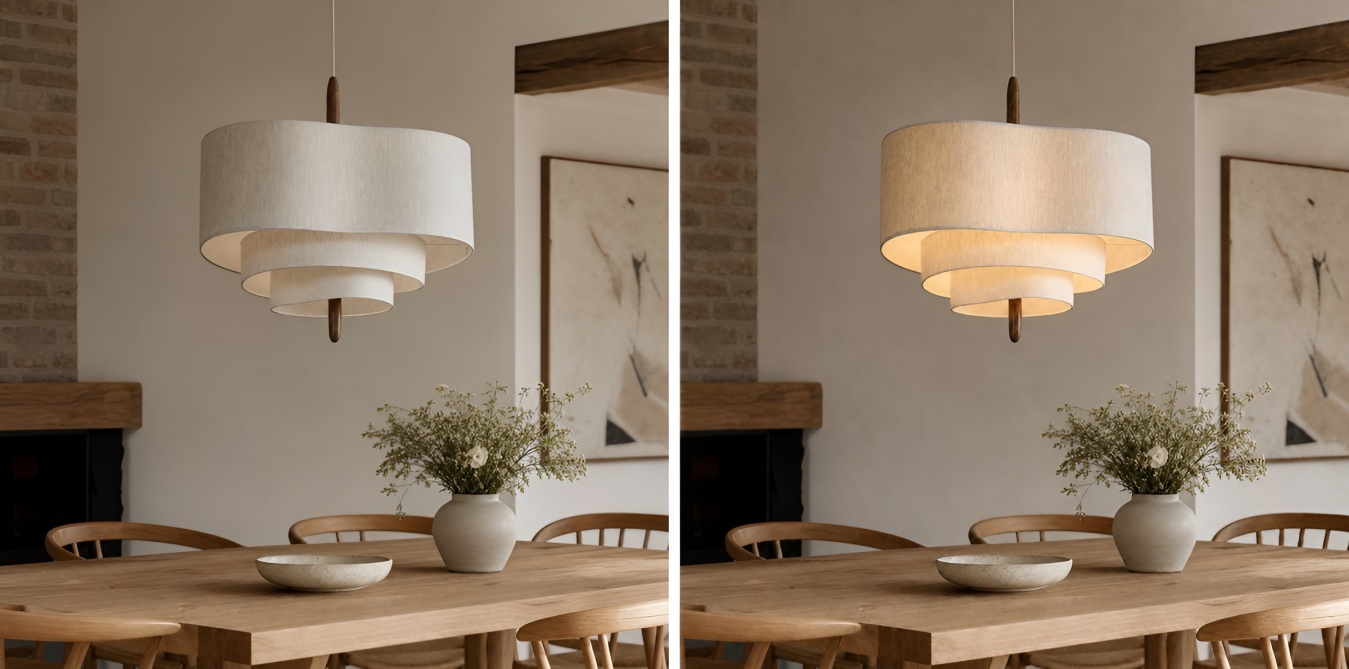 Lichteffect van de Softlume hanglamp