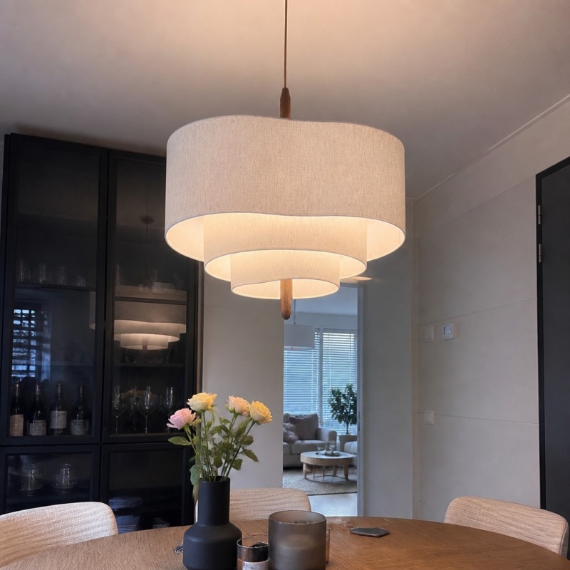 Klantfoto verlichte Softlume hanglamp