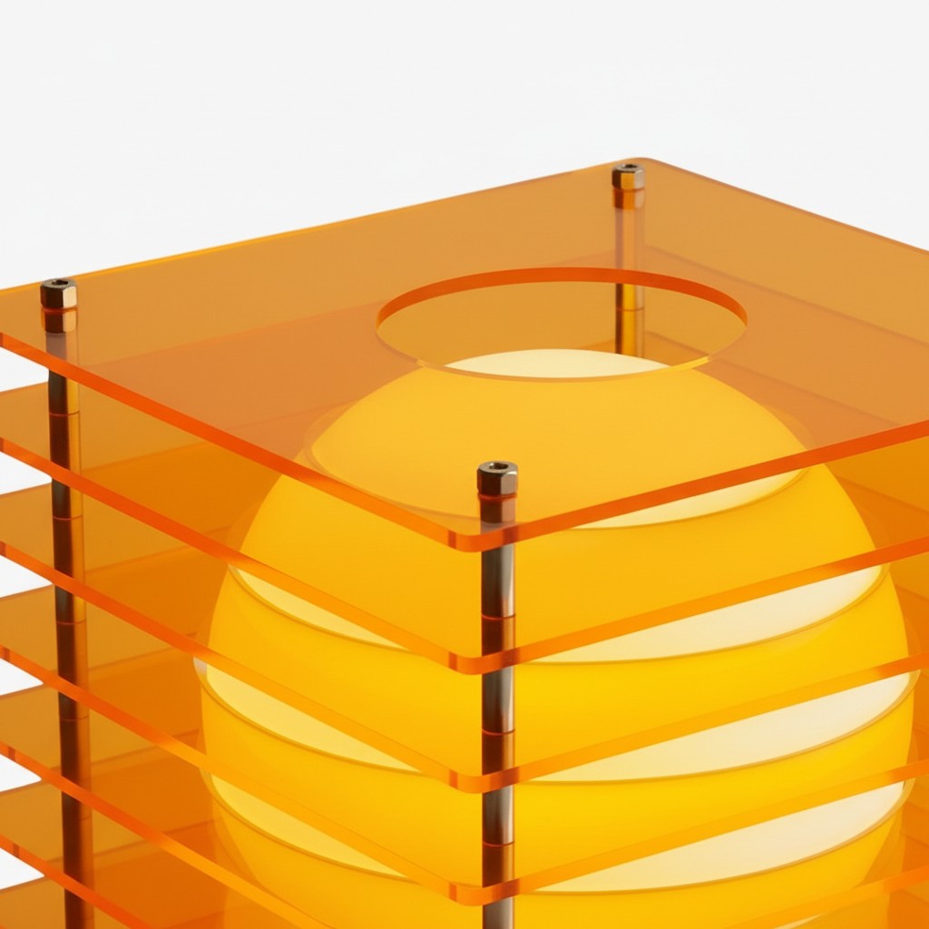 Ontwerpdetail van de Afterglow tafellamp