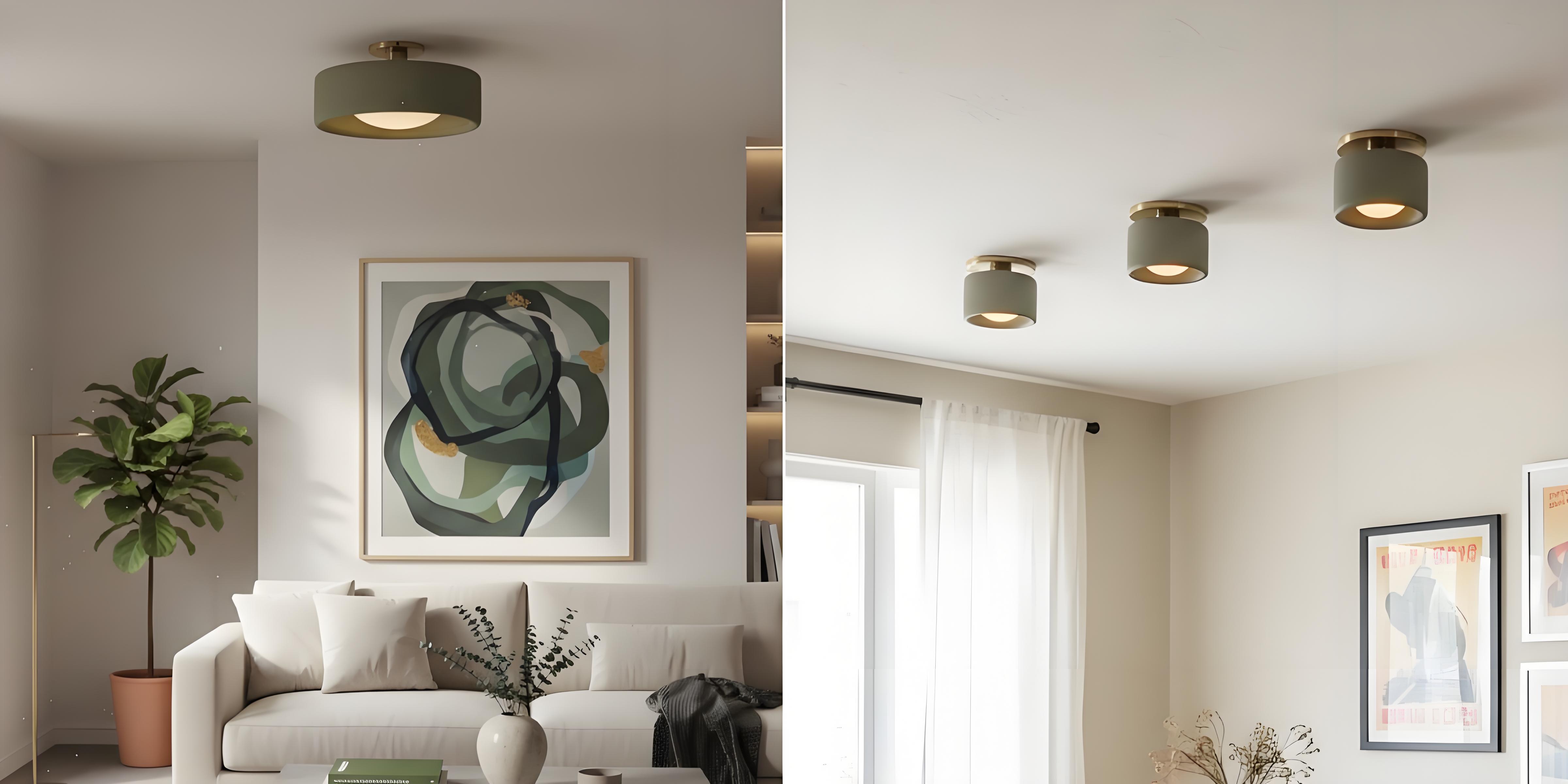 Cerova plafondlamp in interieur