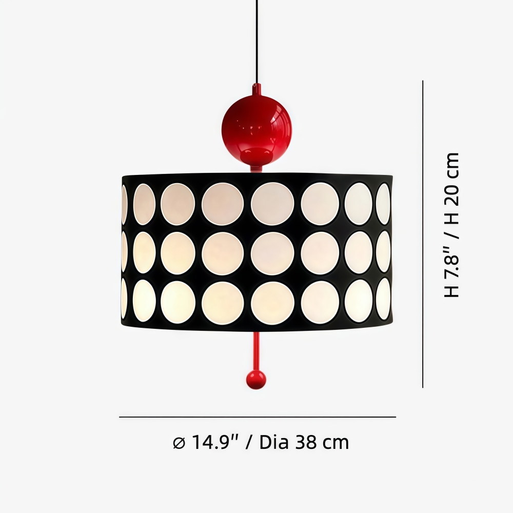 Dotrelia afmetingen: diameter 38 cm en hoogte 20 cm