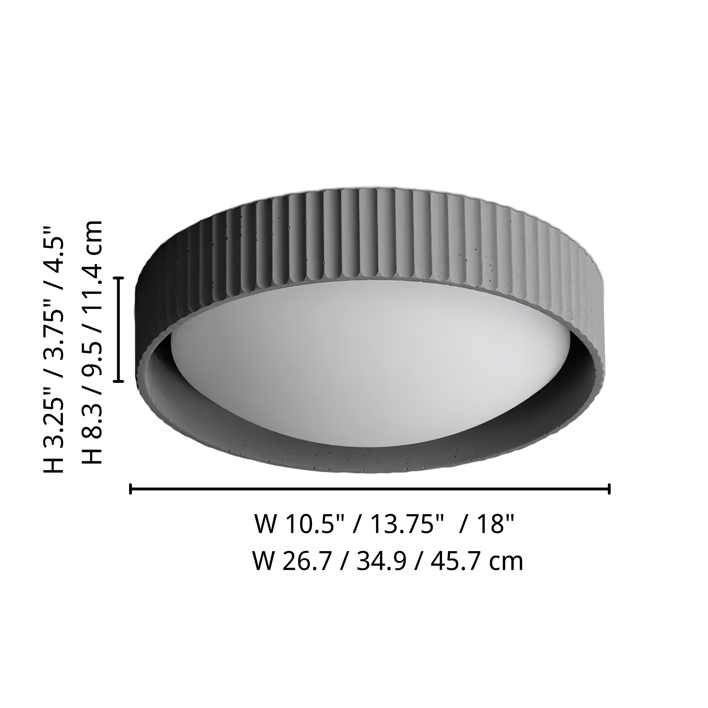 Acrion plafondlamp afmetingen