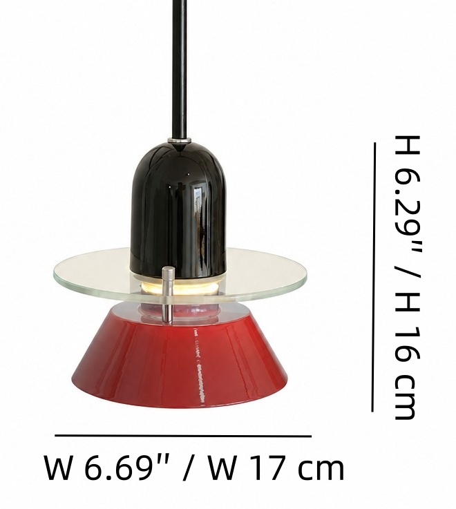 Afmetingen van de Moxellan hanglamp