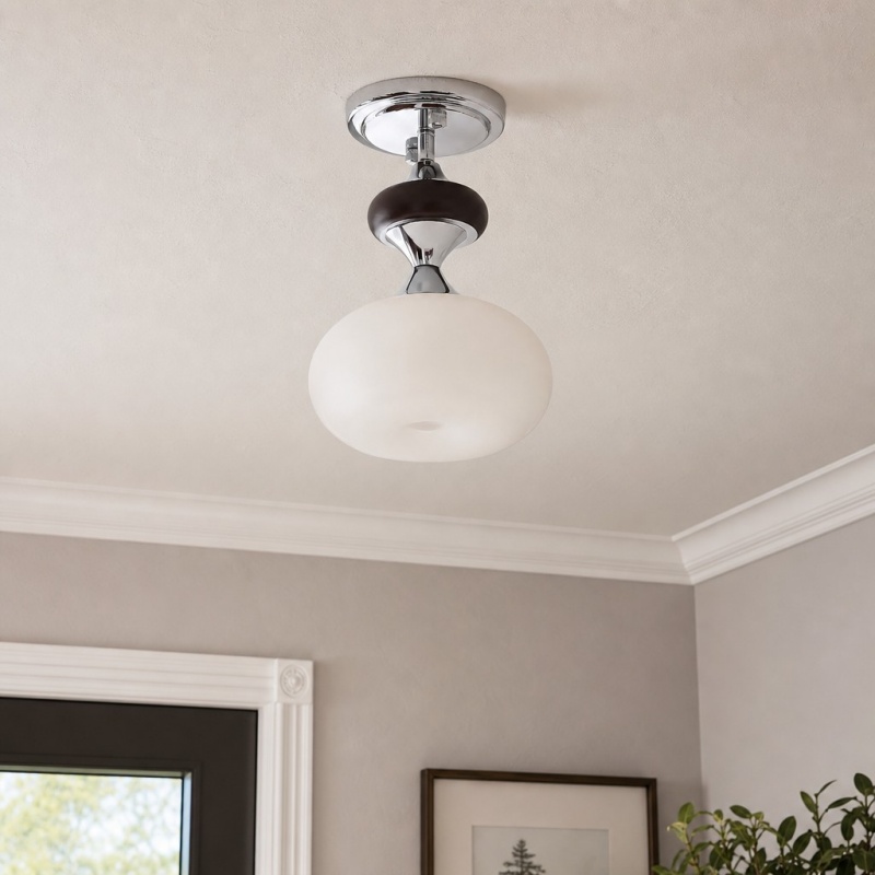 Valesey lamp in een lichte kamer