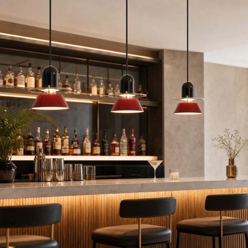 Moxellan hanglamp boven bar