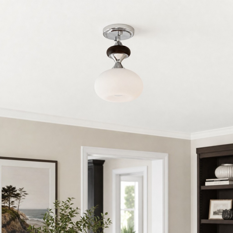 Valesey lamp in een lichte interieurhoek