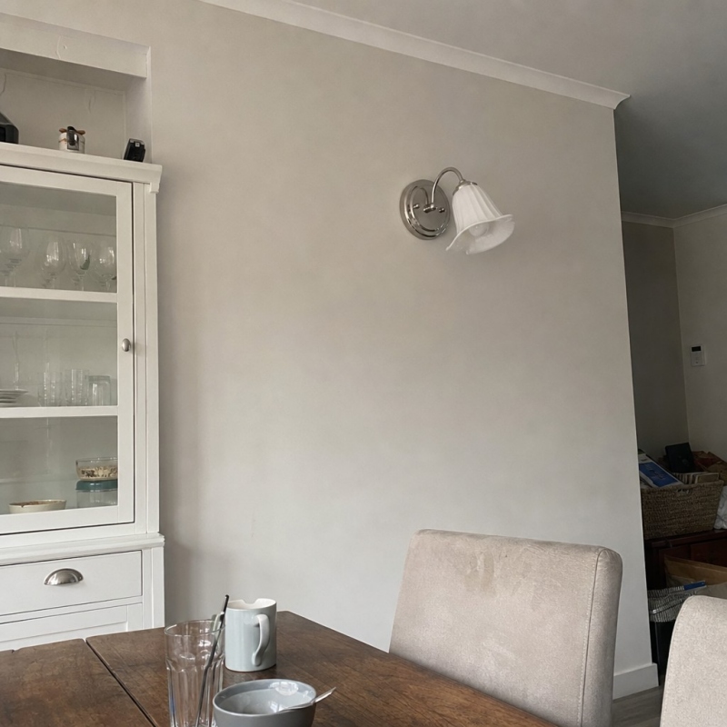Customer photo of the wall lamp in a dining area