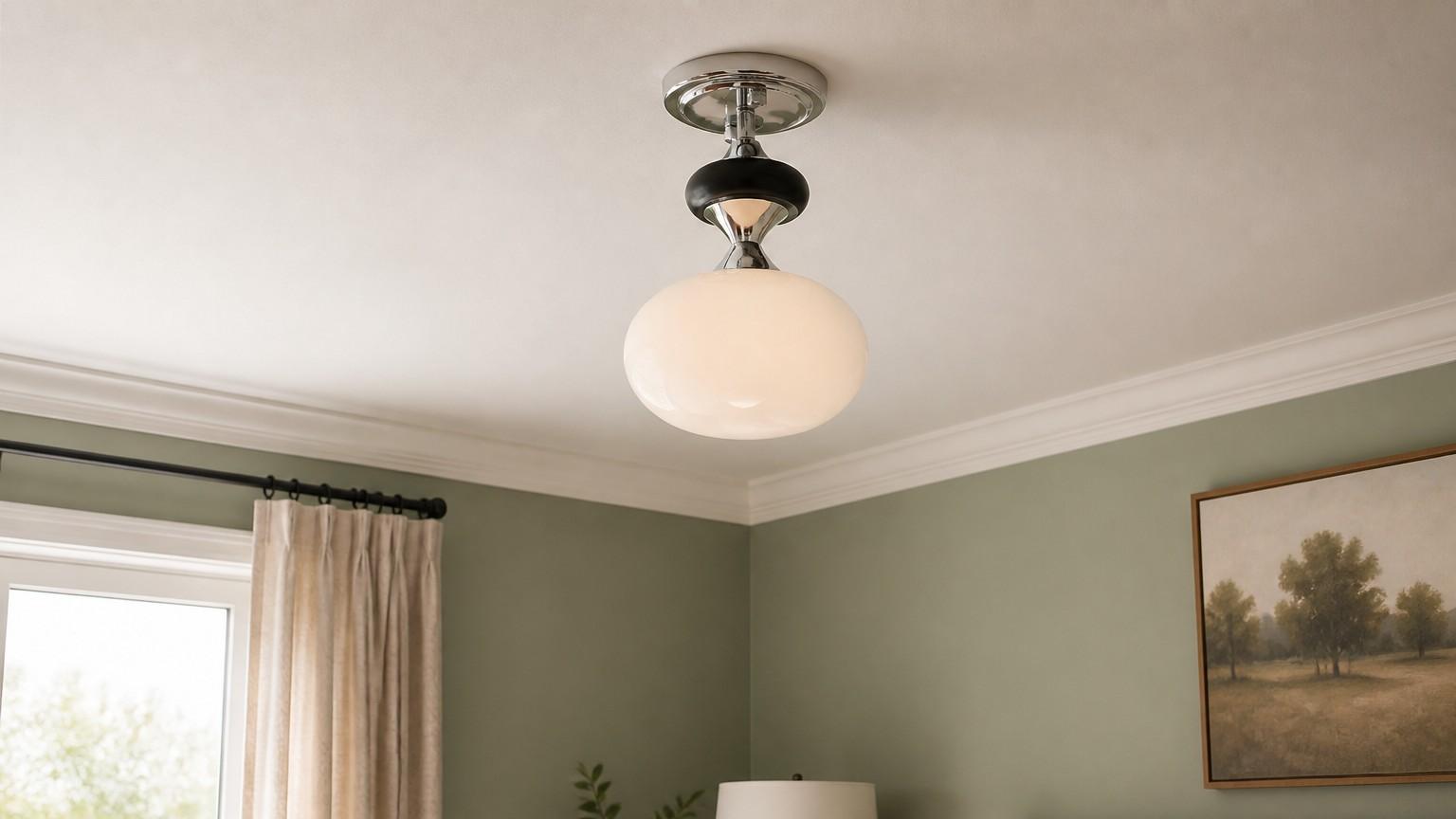 Valesey vintage plafondlamp in een kamer