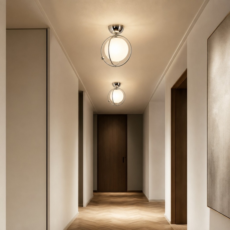 Kallera Planet plafondlamp in een hal