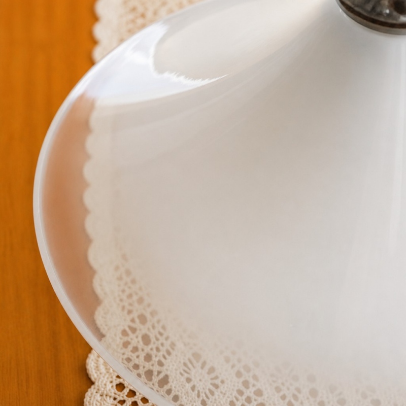 Detail van het verloopglas van de Magnolia hanglamp