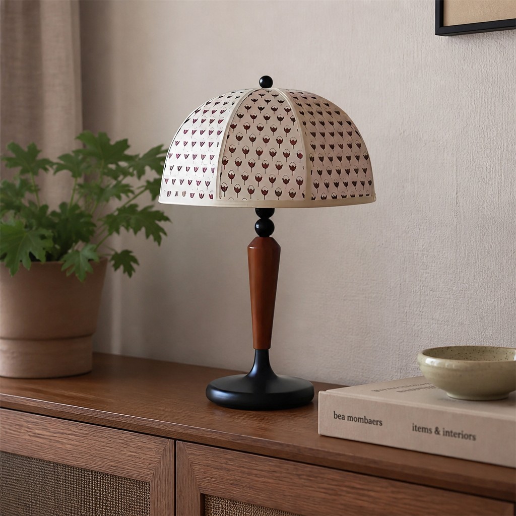 Fennary tafellamp op houten dressoir