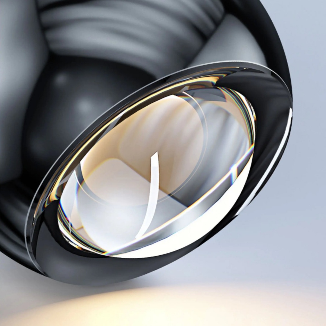 Veridia lens en glaskap detail