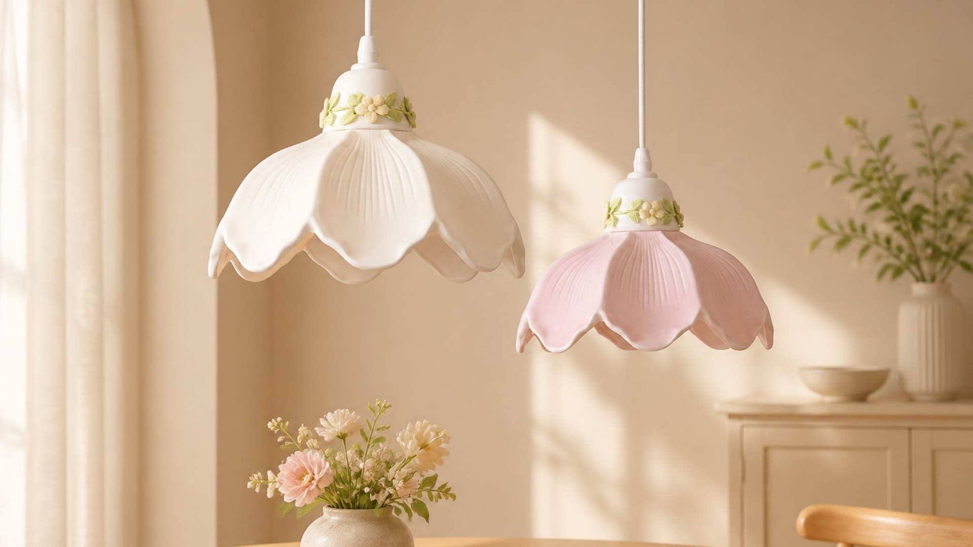 Cazelle flower pendant lamps designed to inspire spaces