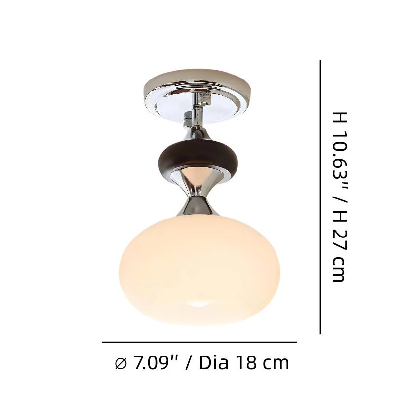 Afmetingen van de Valesey plafondlamp
