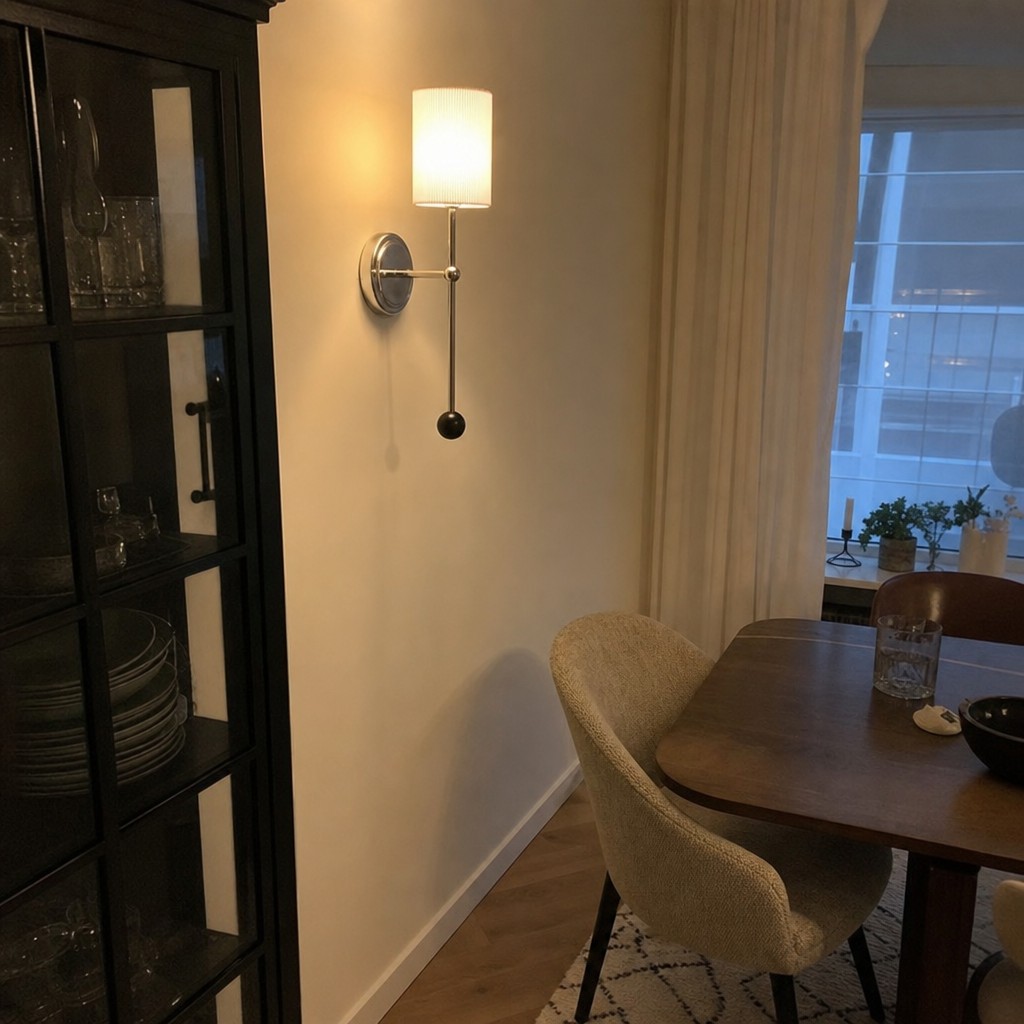 Klantfoto van Cumoris wandlamp bij eethoek