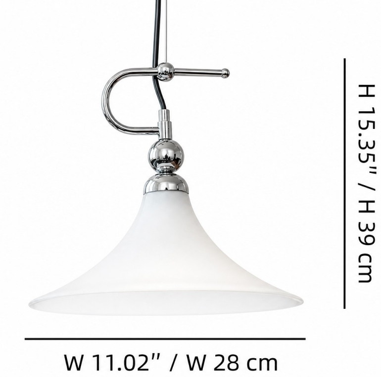 Afmetingen van de Kallera Magnolia hanglamp