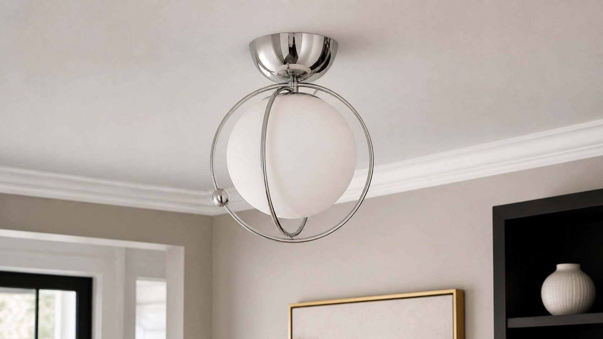 Kallera Planet plafondlamp in een modern interieur