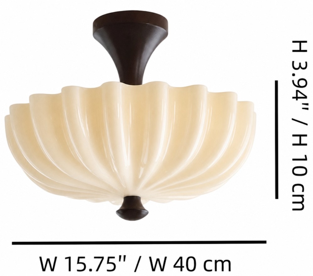 Afmetingen van de Durnic plafondlamp