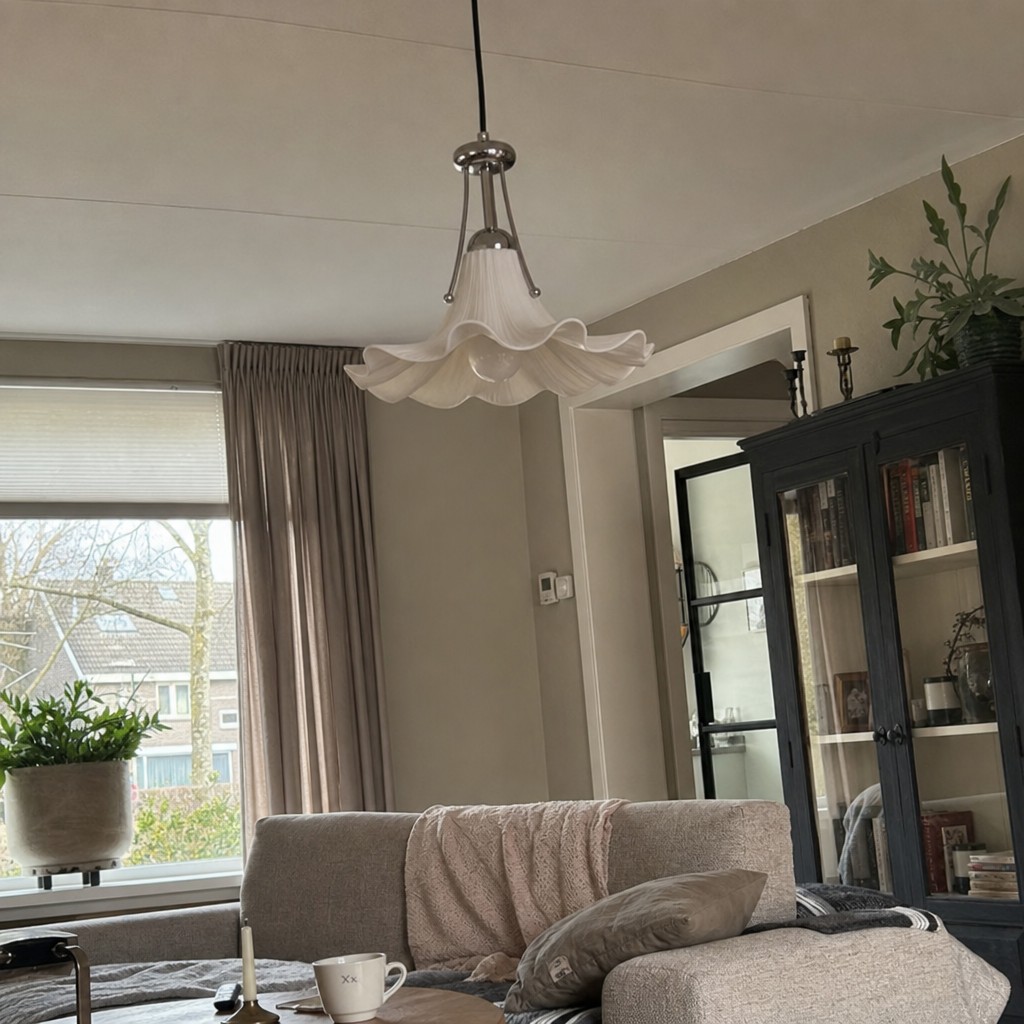 Klantfoto van Cazelle hanglamp boven zithoek