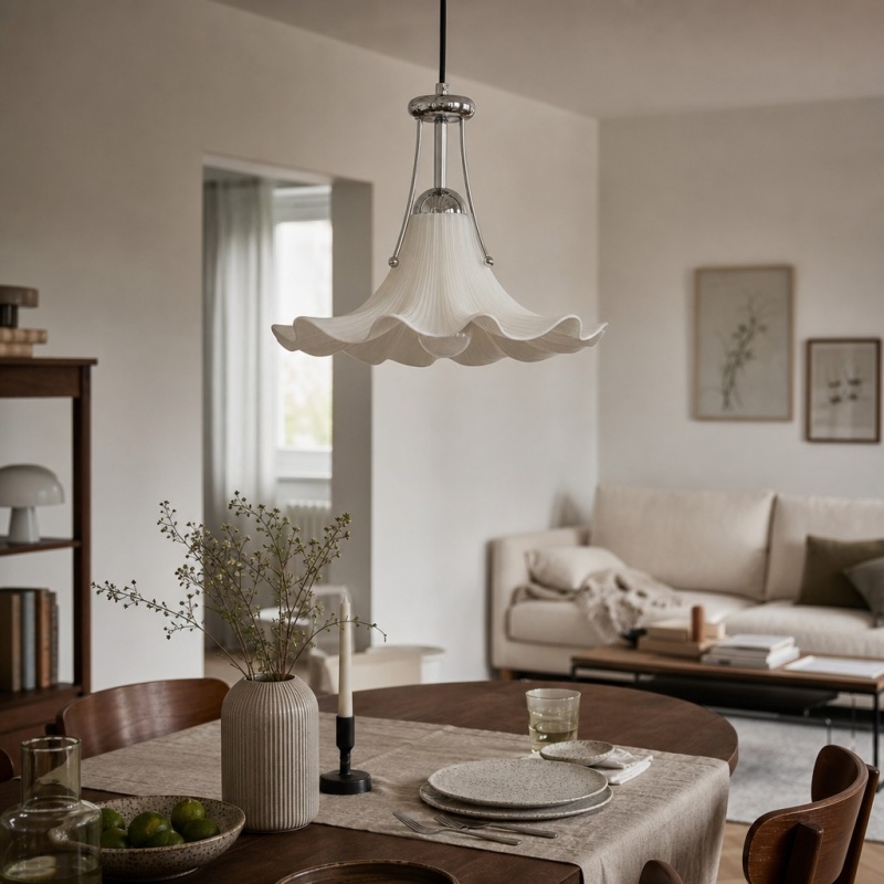 Cazelle hanglamp in eet- en woonruimte