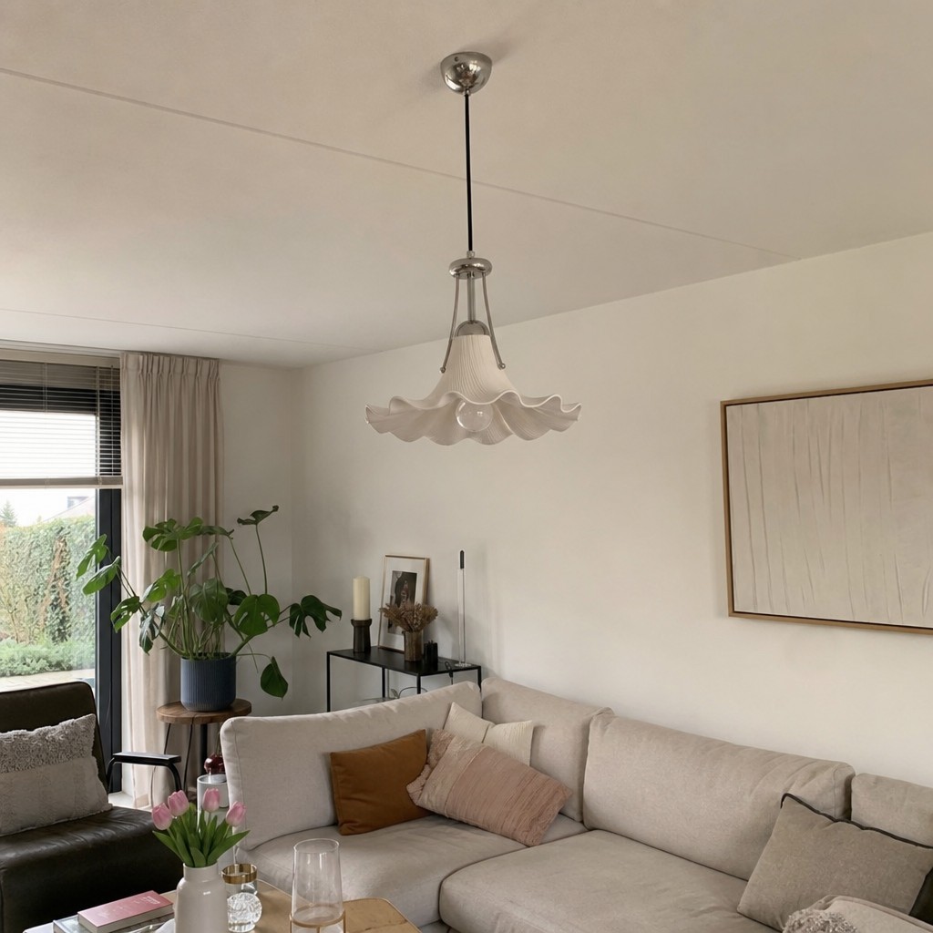 Klantfoto van Cazelle hanglamp in woonkamer
