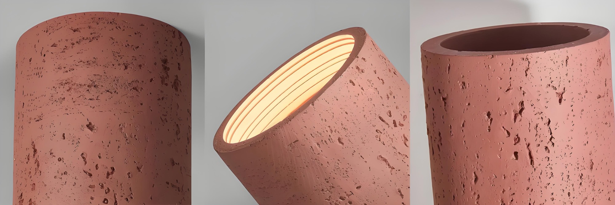 Productdetails Travira Wabi Sabi cilindrische plafondlamp