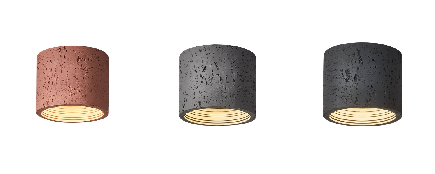 Travira Wabi Sabi plafondlamp in vijf afwerkingen