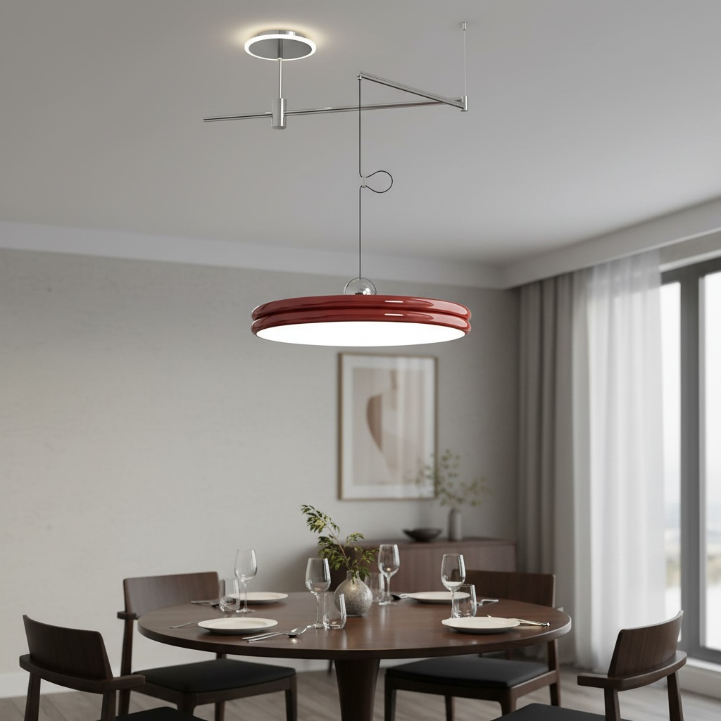 Verstelbare hanglamp met draaibare arm