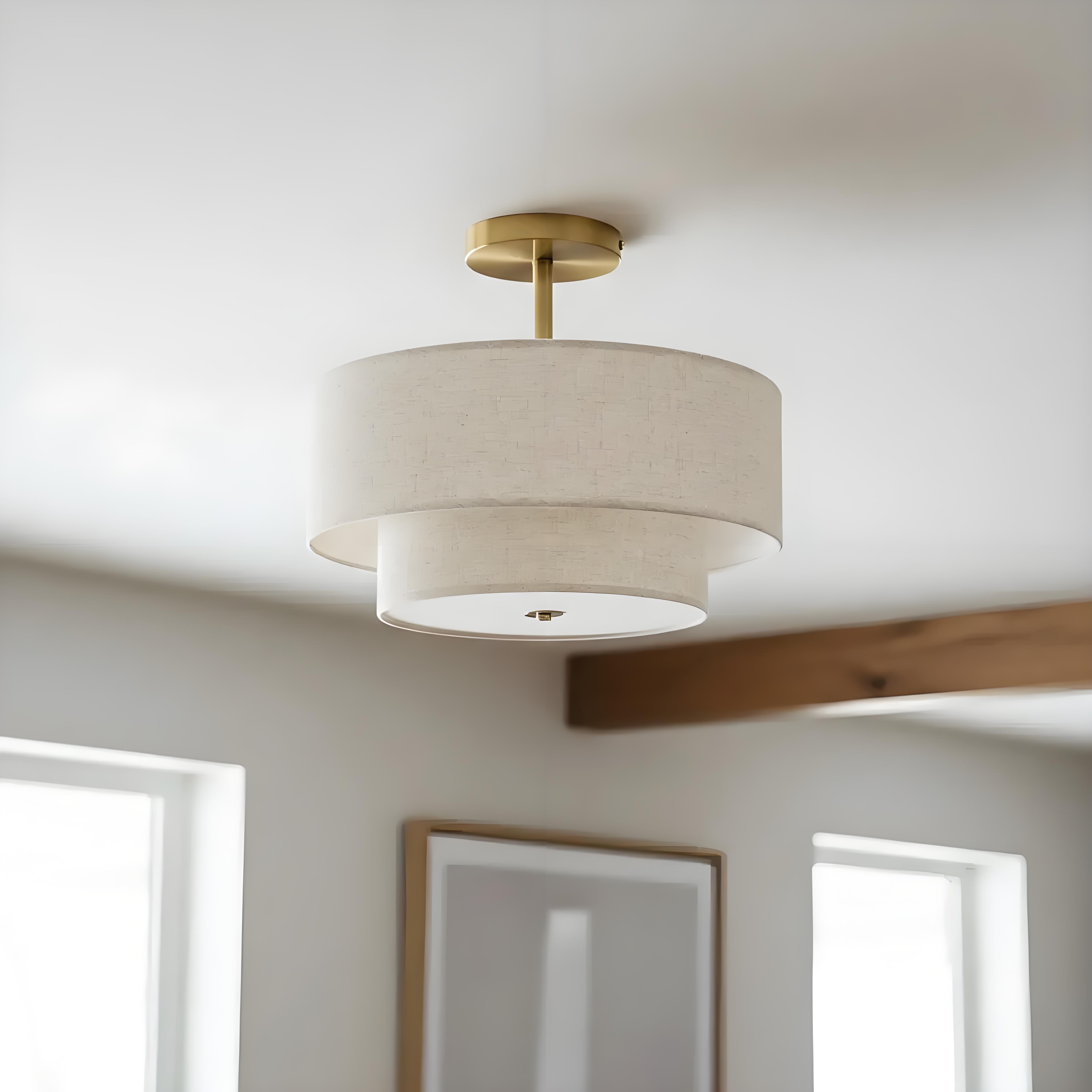 Lichteffect wanneer de plafondlamp uitgeschakeld is