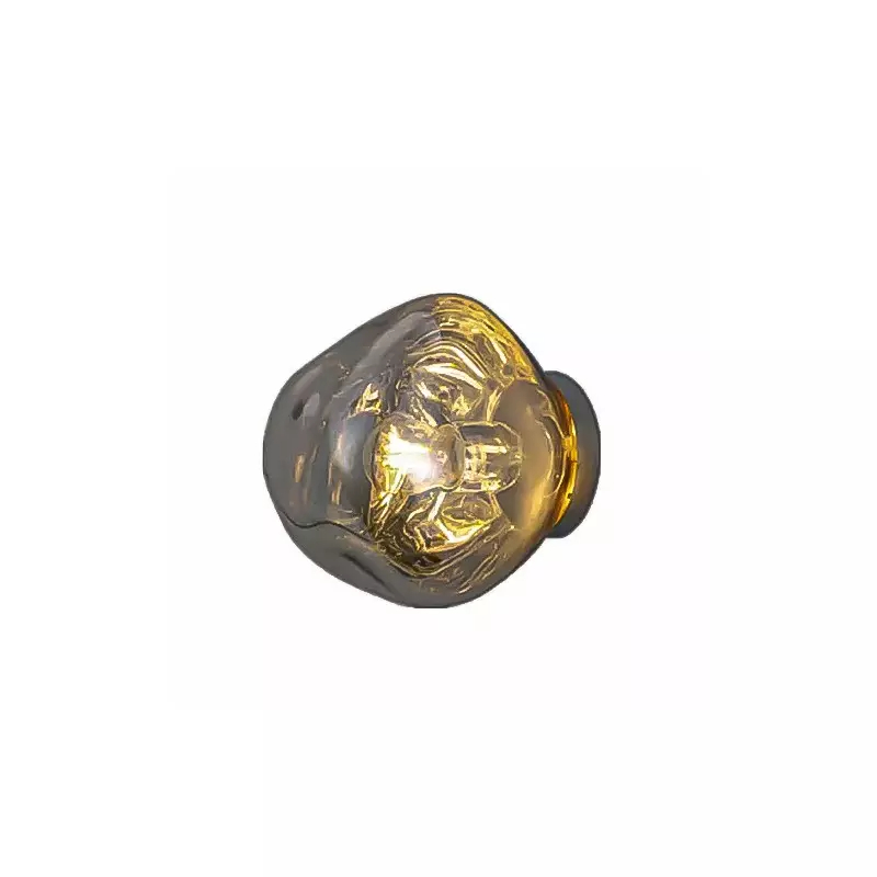 Chrome Lava wandlamp