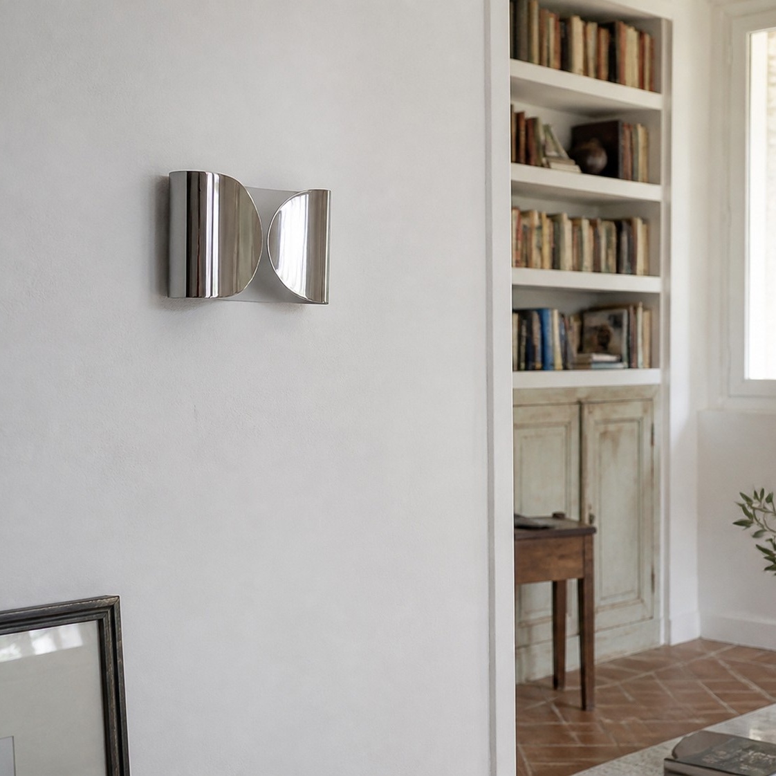Wall light silhouette without room context