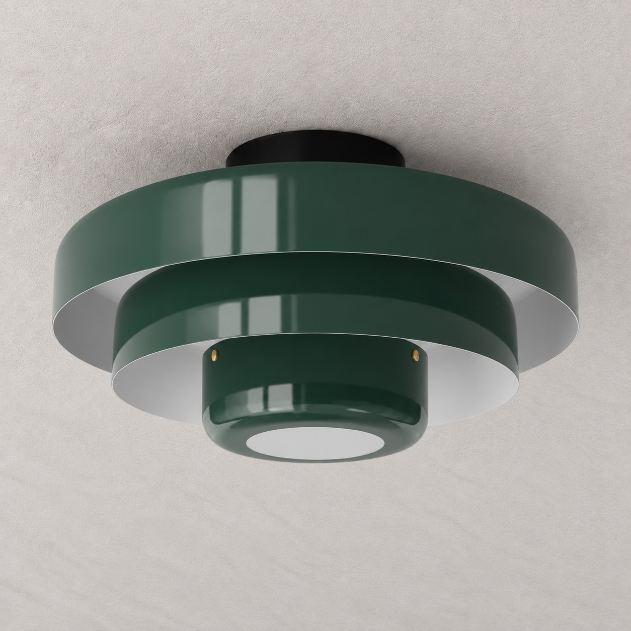 Green Malero layered metal ceiling lamp