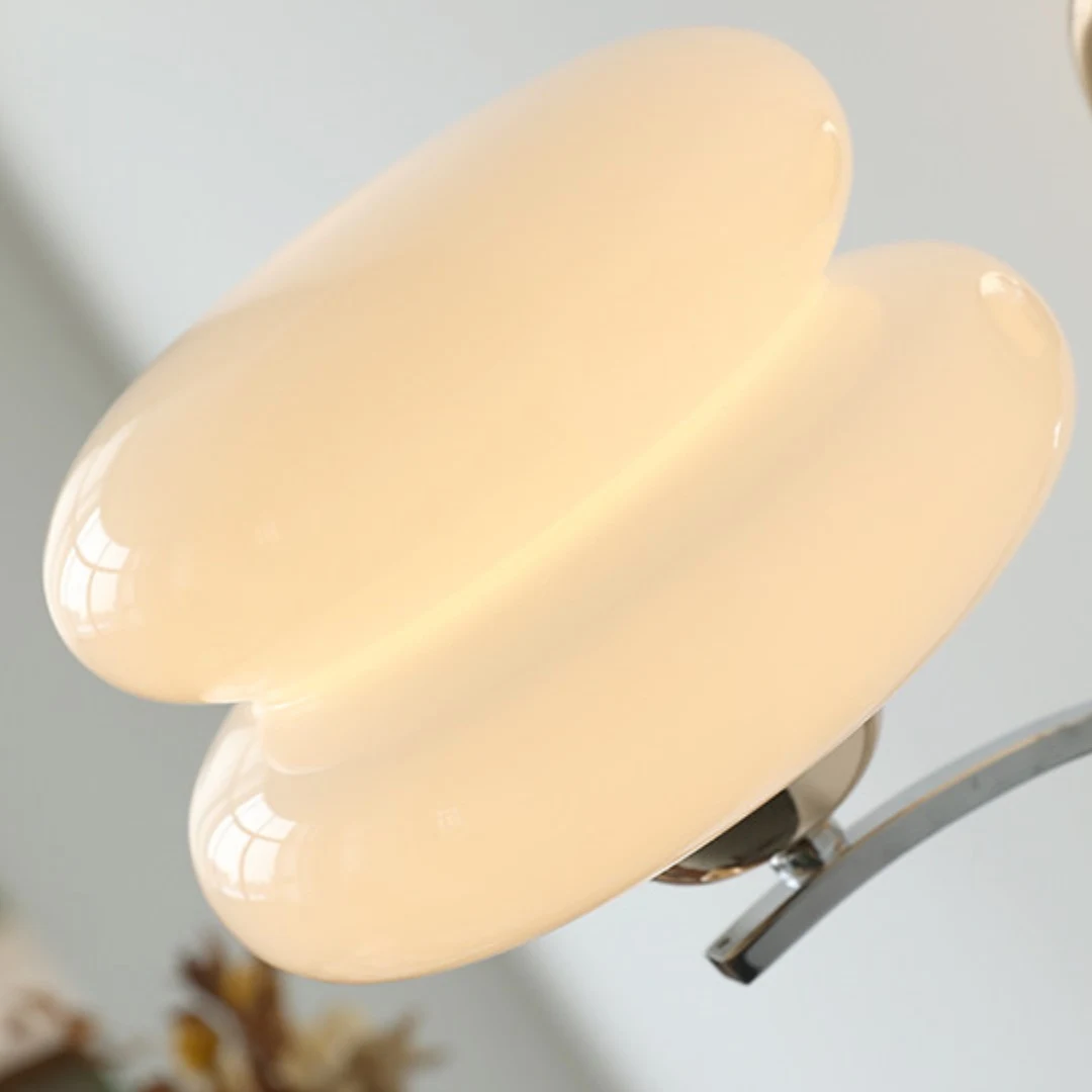 Illuminated double-layer milk glass