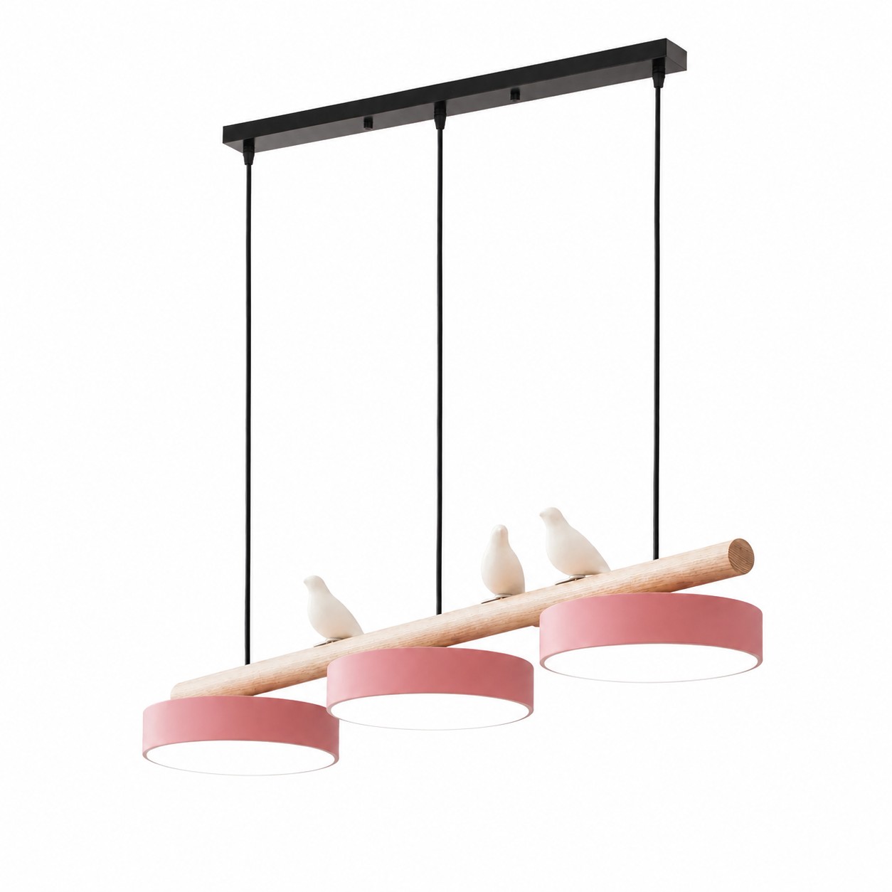 Pink Sienna Bird Pendant Light