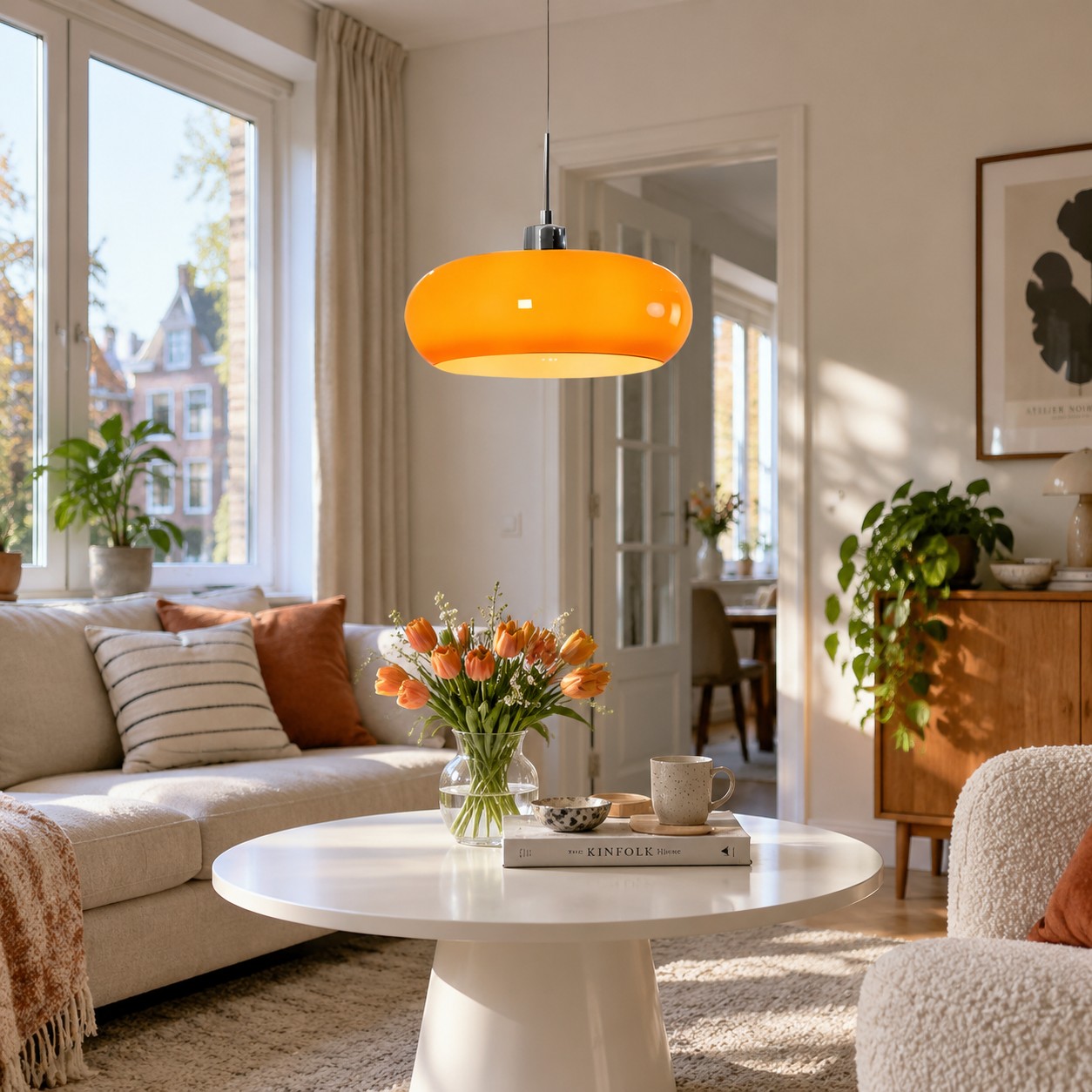Bauvia glass pendant in an interior 1