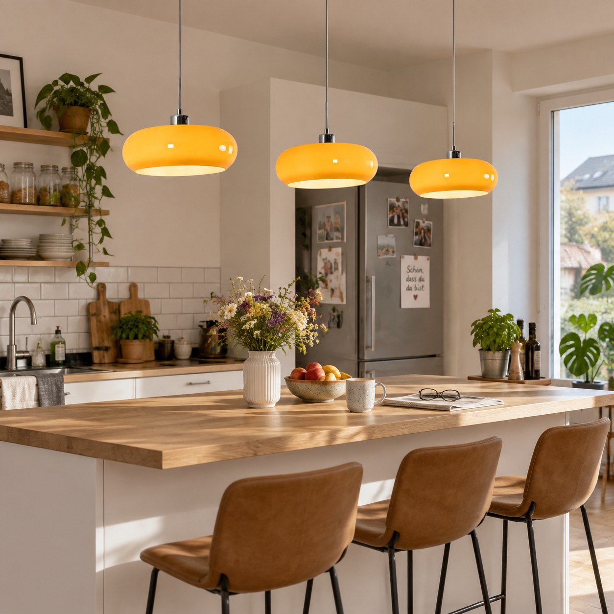 Bauvia glass pendant in an interior 10