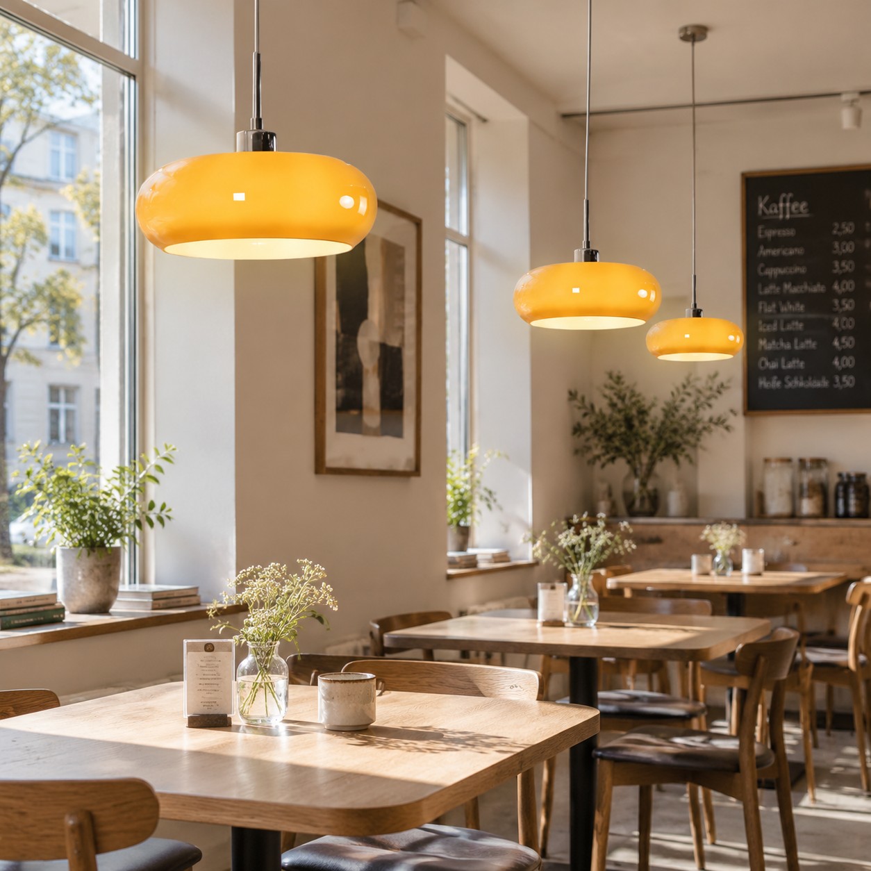 Bauvia glass pendant in an interior 11