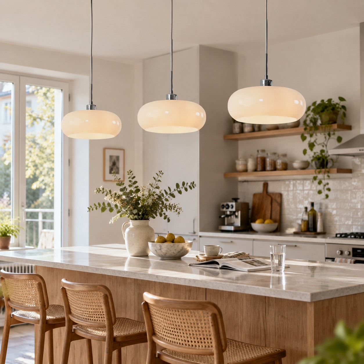 Bauvia glass pendant in an interior 7