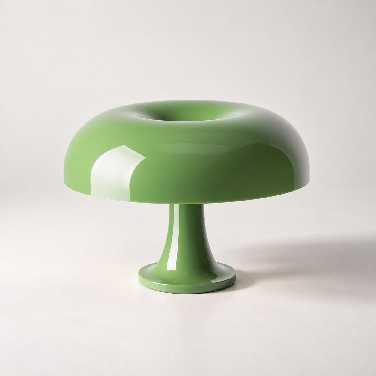 Apple Green mushroom table lamp