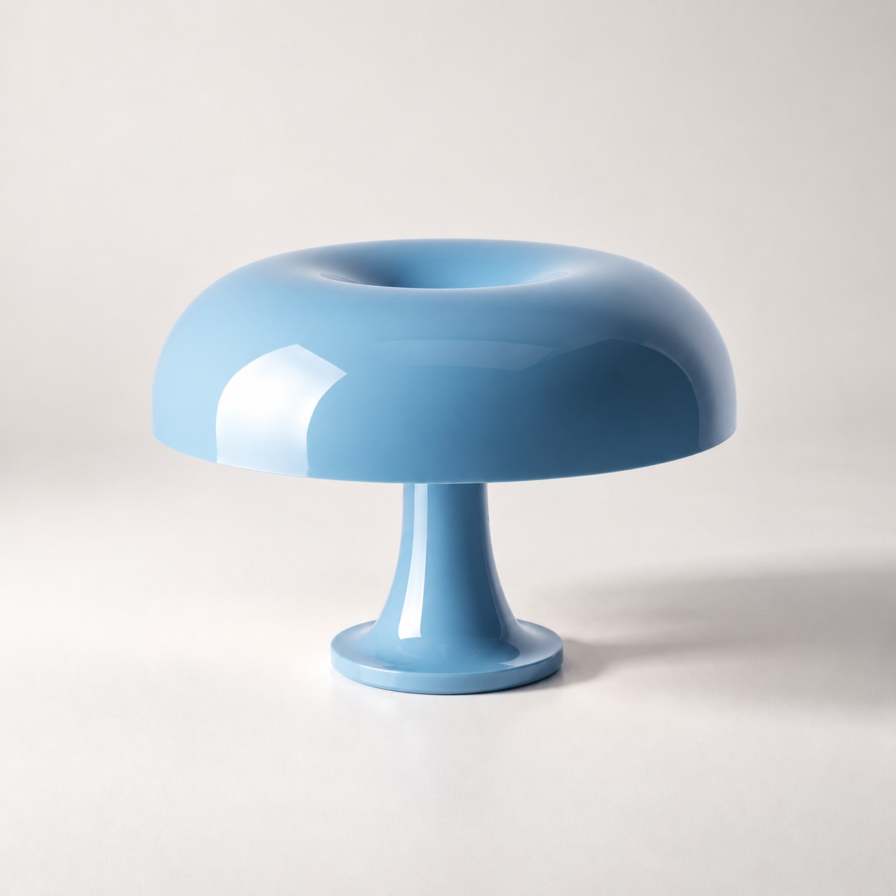 Sky Blue mushroom table lamp