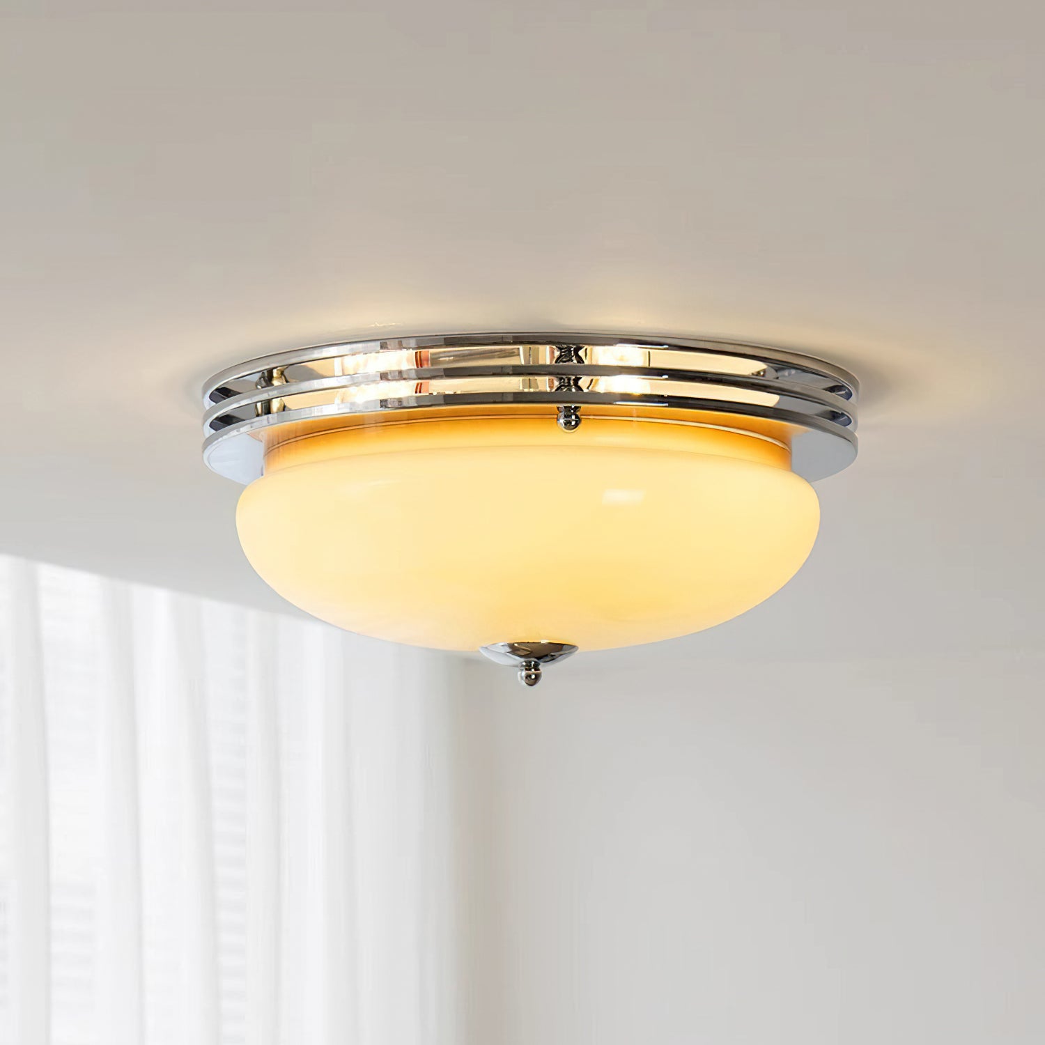 Lenon ceiling lamp in a living room