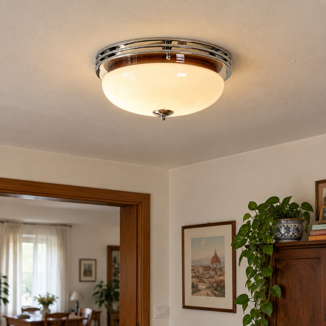 Lenon ceiling lamp in a bright sitting room
